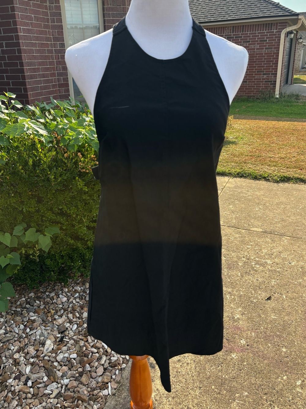 Classic Black Halter Mini Dress